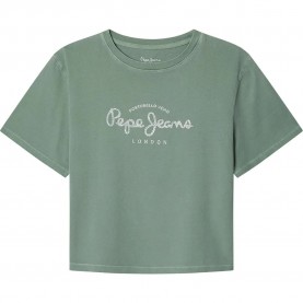тениска,детски,тениски,pepe,jeans,alma,short,sleeve,t,shirt,green,(umber,green)