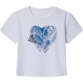 тениска,мъжки,тениски,дамски,тениски,pepe,jeans,anna,short,sleeve,t,shirt,white,(white)