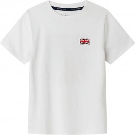 тениска,детски,тениски,pepe,jeans,arlo,short,sleeve,t,shirt,white,(white)