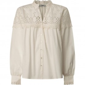риза,с,дълъг,ръкав,дамски,блузи,дамски,ризи,pepe,jeans,bernadette,long,sleeve,shirt,mousse,white,(beige)
