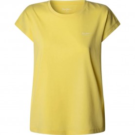 тениска,дамски,тениски,pepe,jeans,blooma,short,sleeve,t,shirt,yellow,(lemon,yellow)
