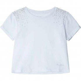 тениска,детски,тениски,pepe,jeans,charlene,short,sleeve,t,shirt,white,(white)