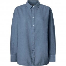 риза,с,дълъг,ръкав,дамски,блузи,дамски,ризи,pepe,jeans,chipper,long,sleeve,shirt,blue,(steel,blue)