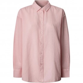 риза,с,дълъг,ръкав,дамски,блузи,дамски,ризи,pepe,jeans,chipper,long,sleeve,shirt,pink