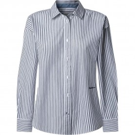 риза,с,дълъг,ръкав,дамски,блузи,дамски,ризи,pepe,jeans,clem,long,sleeve,shirt,blue