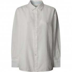 риза,с,дълъг,ръкав,дамски,блузи,дамски,ризи,pepe,jeans,chipper,long,sleeve,shirt,white