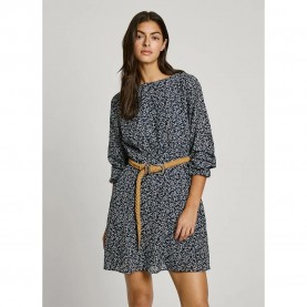 Рокля Pepe jeans Cindy long sleeve dress - Blue (Dulwich Blue) рокля,дамски,поли,и,рокли,pepe,jeans,cindy,long,sleeve,dress,blue,(dulwich,blue)