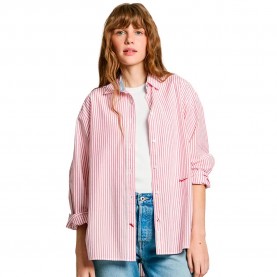риза,с,дълъг,ръкав,дамски,блузи,дамски,ризи,pepe,jeans,clem,long,sleeve,shirt,red,(pink)