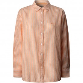риза,с,дълъг,ръкав,дамски,блузи,дамски,ризи,pepe,jeans,dream,long,sleeve,shirt,washed,orange,(orange)