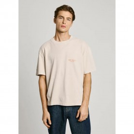 Тениска Pepe jeans Duster Tee short sleeve T-shirt - Beige (Light Beige) тениска,мъжки,тениски,дамски,тениски,pepe,jeans,duster,tee,short,sleeve,t,shirt,beige,(light,beige)