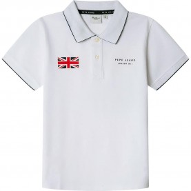детски,блузи,с,яка,pepe,jeans,edgar,short,sleeve,polo,white,(white)