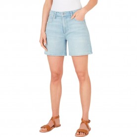 къси,панталони,дамски,панталони,pepe,jeans,fitted,mary,high,waist,denim,shorts,blue,(denim,bleach,used)
