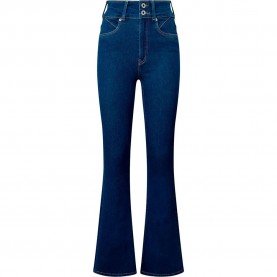 дамски,панталони,pepe,jeans,flare,contour,high,waist,jeans,blue