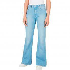 дамски,панталони,pepe,jeans,flare,high,waist,jeans,blue