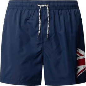 бански,гащета,мъжки,бански,костюми,pepe,jeans,flag,swimming,shorts,blue