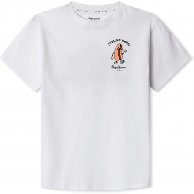 тениска,детски,тениски,pepe,jeans,finley,short,sleeve,t,shirt,white