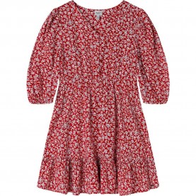 Рокля Pepe jeans Harriet 3/4 sleeve dress - Red (Royal Red) рокля,дамски,поли,и,рокли,pepe,jeans,harriet,3,4,sleeve,dress,red,(royal,red)