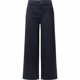 Панталони Pepe jeans High Rise Wide Crop Tania pants - Blue (Dulwich Blue) панталони,мъжки,панталони,дамски,панталони,pepe,jeans,high,rise,wide,crop,tania,pants,blue,(dulwich,blue)