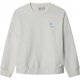 блуза,детски,блузи,pepe,jeans,jade,sweatshirt,oyster,white,(white)
