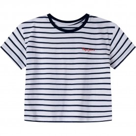 тениска,детски,тениски,pepe,jeans,jeanne,short,sleeve,t,shirt,navy,(white)