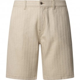 Къси панталони Pepe jeans Loose Ecru denim shorts - Beige (Denim / 9Oz Ecru Stripe Denim) къси,панталони,мъжки,панталони,pepe,jeans,loose,ecru,denim,shorts,beige,(denim,9oz,ecru,stripe,denim)