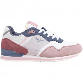 маратонки,дамски,маратонки,pepe,jeans,london,print,w,trainers,white