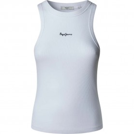тениска,дамски,тениски,pepe,jeans,marian,sleeveless,t,shirt,white,(white)