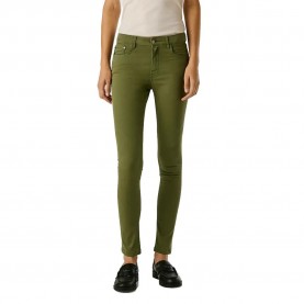 Панталони Pepe jeans Mid Rise Skinny Thelma pants - Green (Khaki Green) панталони,дамски,панталони,pepe,jeans,mid,rise,skinny,thelma,pants,green,(khaki,green)