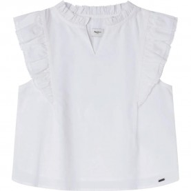 потник,детски,ризи,pepe,jeans,monica,sleeveless,shirt,white,(white)