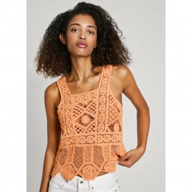 тениска,дамски,тениски,pepe,jeans,olive,sleeveless,t,shirt,orange,(washed,orange)