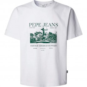 тениска,мъжки,тениски,pepe,jeans,patch,short,sleeve,t,shirt,white