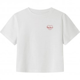 тениска,детски,тениски,pepe,jeans,nicka,short,sleeve,t,shirt,white,(white)