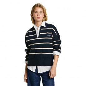 блуза,дамски,пуловери,дамски,плетени,дрехи,pepe,jeans,priscilla,sweater,dulwich,blue,(blue)
