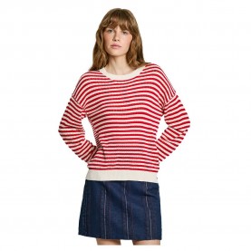 блуза,дамски,пуловери,дамски,плетени,дрехи,pepe,jeans,poppy,sweater,red