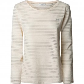 тениска,мъжки,тениски,дамски,тениски,pepe,jeans,rady,long,sleeve,t,shirt,beige,(mousse,white)