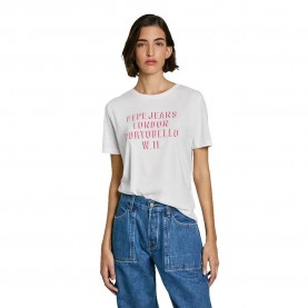 тениска,дамски,тениски,pepe,jeans,ruby,short,sleeve,t,shirt,white