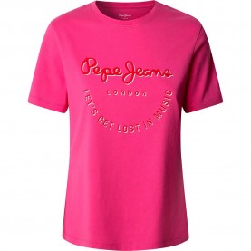Тениска Pepe jeans Rumer short sleeve T-shirt - Pink (Fuchsia) тениска,дамски,тениски,pepe,jeans,rumer,short,sleeve,t,shirt,pink,(fuchsia)