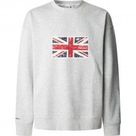 Блуза Pepe jeans Union sweatshirt - Grey (Light Grey Marl) блуза,мъжки,пуловери,pepe,jeans,union,sweatshirt,grey,(light,grey,marl)