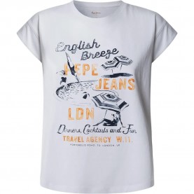 тениска,дамски,тениски,pepe,jeans,valma,short,sleeve,t,shirt,white,(white)