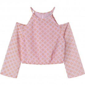 риза,с,дълъг,ръкав,детски,ризи,pepe,jeans,victoria,blouse,long,sleeve,shirt,pink