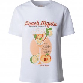 тениска,дамски,тениски,pepe,jeans,viola,short,sleeve,t,shirt,white,(white)