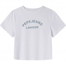 тениска,детски,тениски,pepe,jeans,zoe,short,sleeve,t,shirt,white