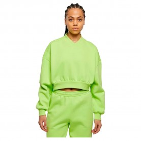 блуза,дамски,пуловери,дамски,плетени,дрехи,urban,classics,cropped,v,neck,sweater,frozen,yellow,(green)