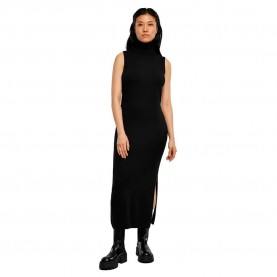 рокля,дамски,поли,и,рокли,urban,classics,knitted,eco,viscose,turtleneck,sleeveless,midi,dress,black