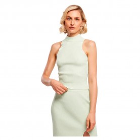 тениска,дамски,тениски,urban,classics,short,rib,knit,turtleneck,sleeveless,t,shirt,light,mint,(green)