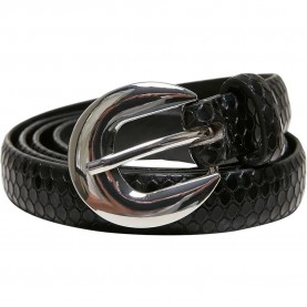 Колан Urban classics Snake Synthetic Leather belt - Black (Black) колан,колани,urban,classics,snake,synthetic,leather,belt,black,(black)