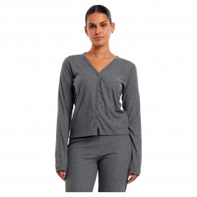 жилетка,дамски,пуловери,дамски,плетени,дрехи,urban,classics,tb7001,rib,cardigan,dark,grey,melange,(grey)