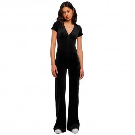 гащеризон,дамски,гащеризони,urban,classics,velvet,jumpsuit,black