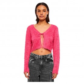 жилетка,дамски,пуловери,дамски,плетени,дрехи,urban,classics,tied,cropped,feather,cardigan,hibiskus,pink,(pink)
