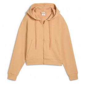 блуза,дамски,блузи,puma,her,comfort,cropped,full,zip,sweatshirt,warm,beige,(beige)